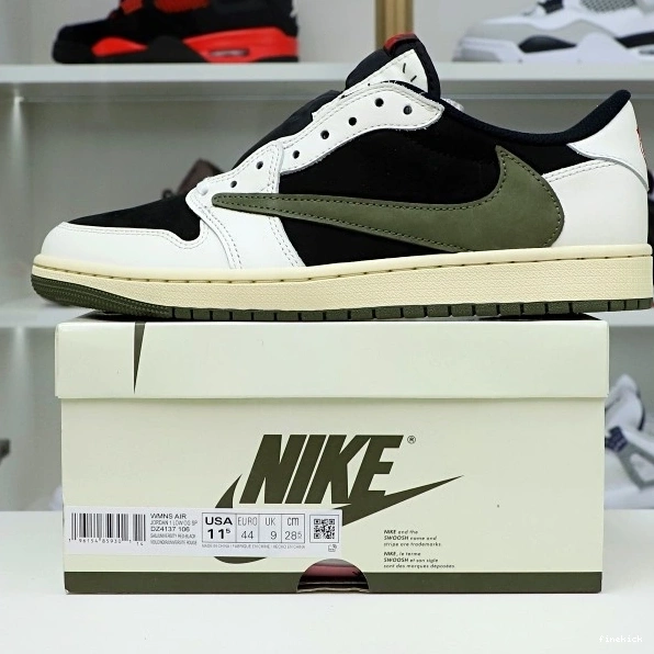 JORDAN NIKE 1 “Olive” AIR X SCOTT LOW TRAVIS OG 1229